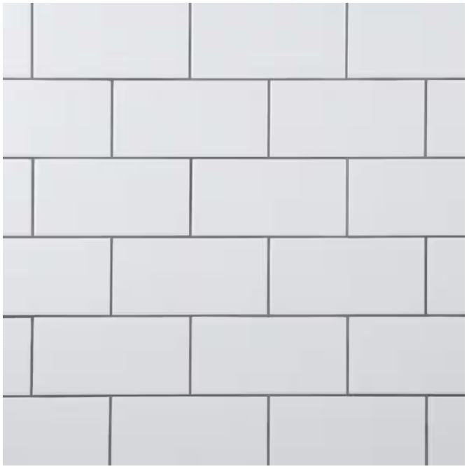 Subway Tile Arctic White 3x6 Matte