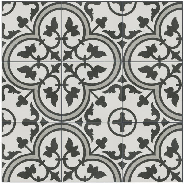 Porcelain Tile Arte Grey 10"x10" Matte