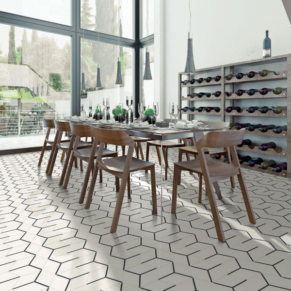 Bee Hive Medley Cube Positive 8.5x10 Hexagon