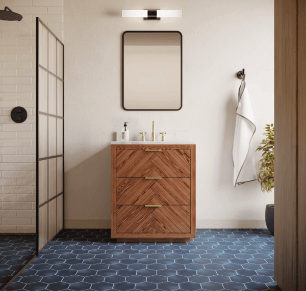 CostaHex Chiazza Marino 6" Matte Porcelain Hexagon Tile