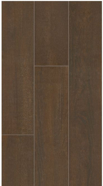Hill House Dark Brown 6x36 Matte