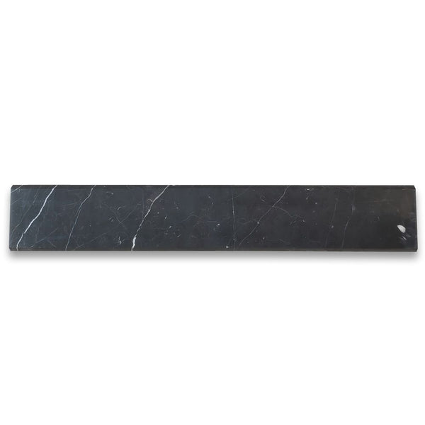 Nero Marquina Double Bevel Threshold 6x36x58 Honed
