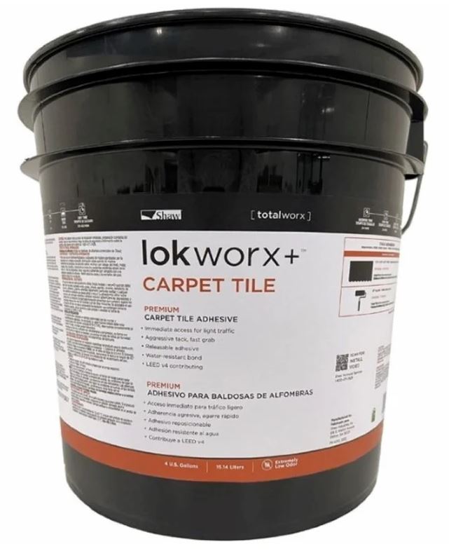 Shaw LokWorx Carpet Tile Adhesive 4 Gallon