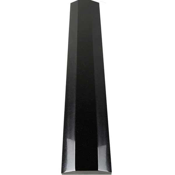 Absolute Black 4"x36"x5/8" Double Hollywood Bevel Threshold Polished