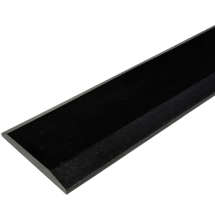 Absolute Black 6"x36"x5/8" Double Hollywood Bevel Threshold Polished