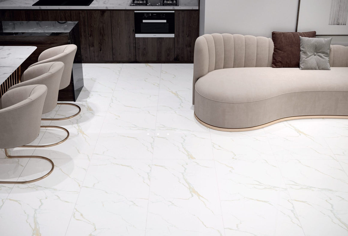 Calacatta Gold 24"x48" Polished Porcelain Tile