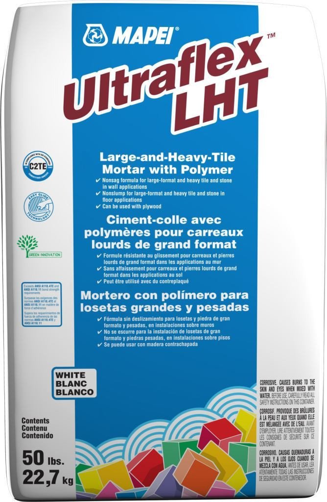 MAPEI’s Large-and Heavy-Tile (LHT) Mortars Grey