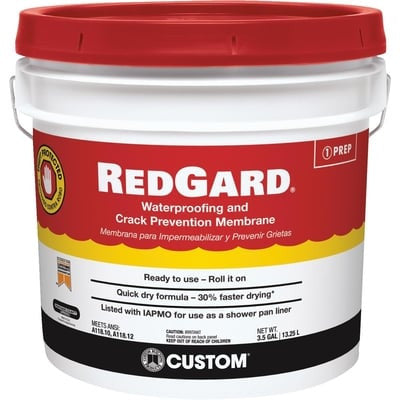 RedGard Ready-To-Use Elastomeric Waterproofing Membrane