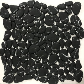 Reflections Micro Crystal Pebbles Black