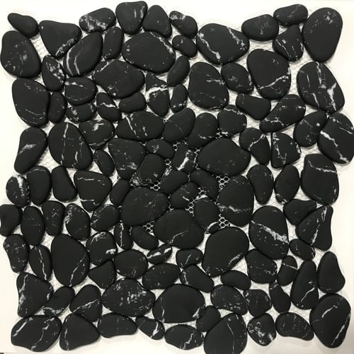 Reflections Micro Crystal Pebbles Black