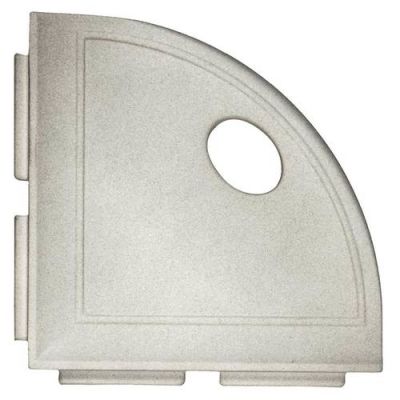 Daltile Decorative Corner Shelf CN13 Gray