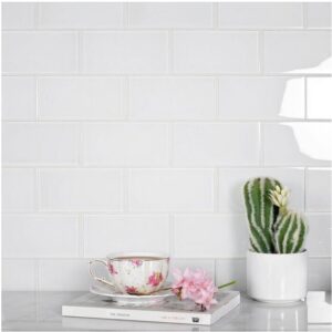 Daltile Vitruvian White 3x6 Glossy