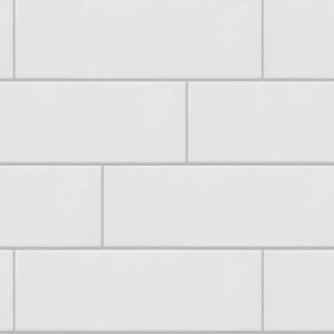 Subway Wall Tile Arctic White 4"x12" Matte