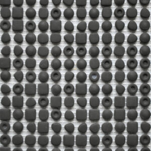 Glass Mosaic Naka Isoku Charcoal Pattern E Matte