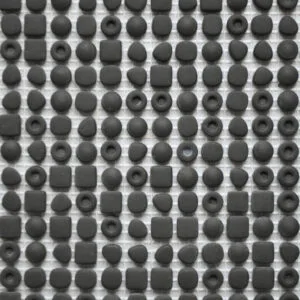 Glass Mosaic Naka Isoku Charcoal Pattern E Matte