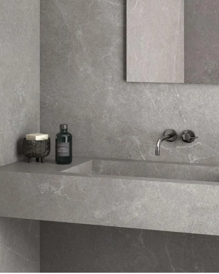 Porcelain Tile Storm Grey 12x24 Matte