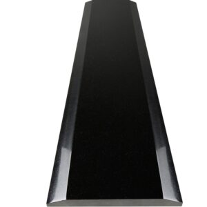 Absolute Black 4"x36"x5/8" Double Bevel Granite Threshold