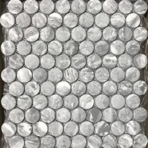 Micro Crystal Large Penny Rounds Grey